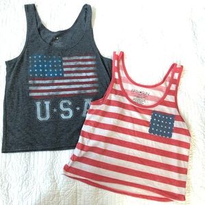 2 USA crop tanks